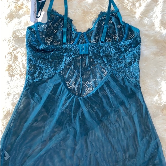 Oh là là Chéri Underwire Lace Babydoll W/G-String - Picture 5 of 7